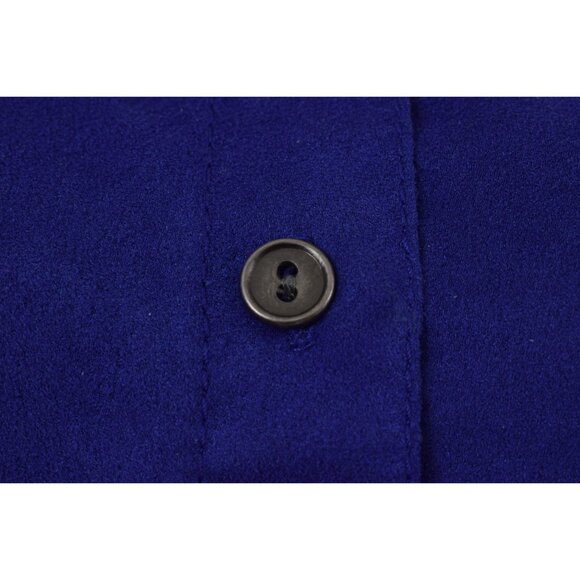 Vintage 90s Purple Polyester Shirt size 1 - Picture 9 of 10